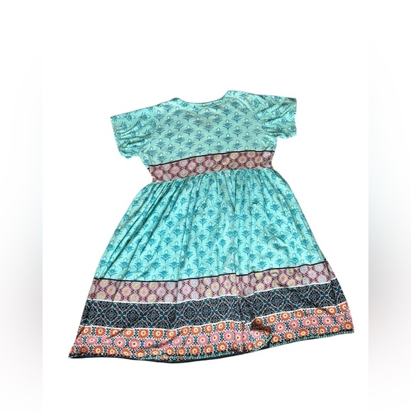 5/$25 Only Necessities spring colored mumu house dress size large 18/20 - Picture 8 of 8